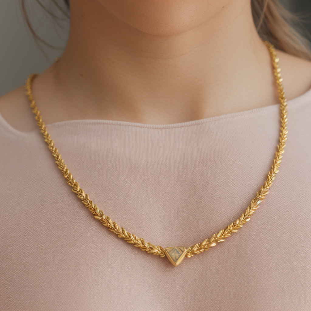 gold necklace gift